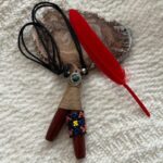 Eagle Tip Necklace-Kuripe Self Applicator | Capirona Wood | Peruvian Artisan Kuripe for Hape Hape Snuff | Shamanic Ceremonial Tool    Eagle Tip Necklace-Kuripe Self Applicator | Palo Sangre Wood | Peruvian Artisan Kuripe for Hape Hape Snuff | Shamanic Ceremonial Tool